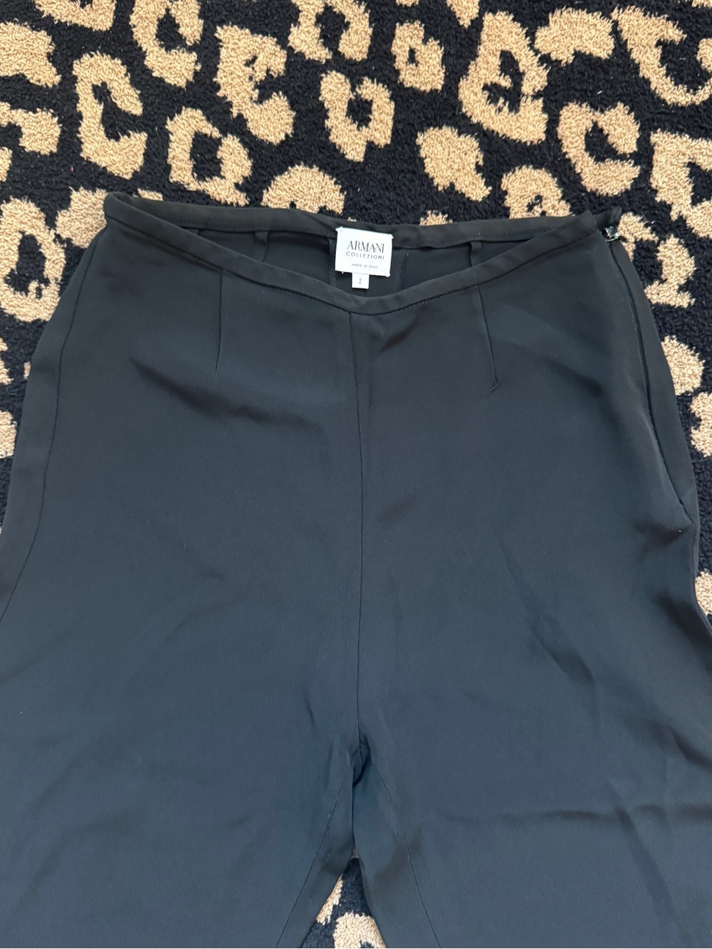 VINTAGE ARMANI Collezioni silk trousers